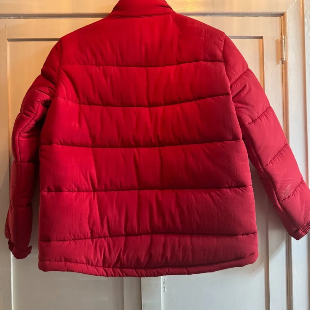 J Crew red Permaloft (Medium) Jacket - Great for snow and cold climates. - Picture 5 of 6